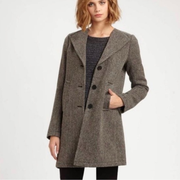 THEORY Taidra Wool Coat - Picture 5 of 6